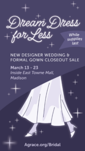 'Dream Dress for Less:' Moments to Cherish donates over 1,000 dresses to Agrace Thrift Store